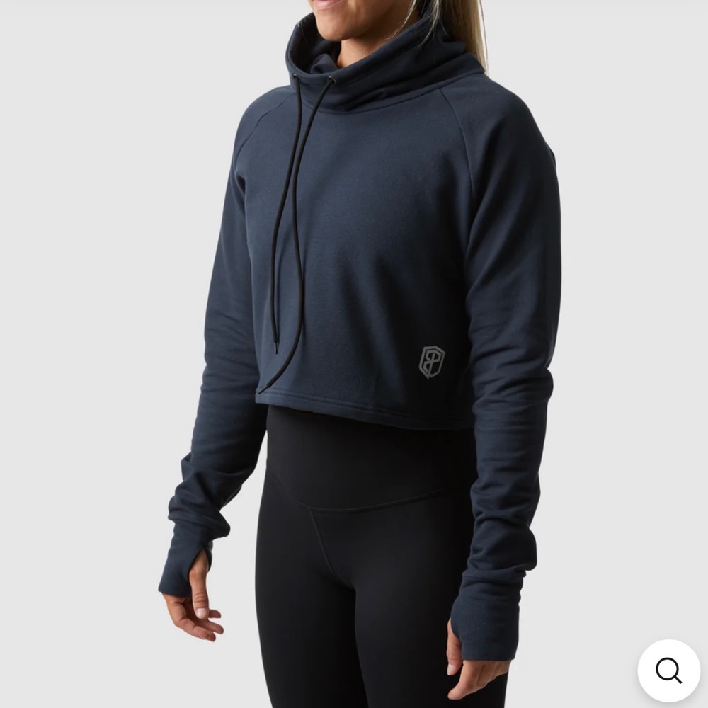 Born Primative Sweatshirt - Scoop Neck Crop Top